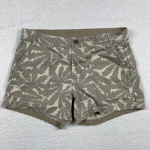 The‎ North Face Shorts Womens 6 Beige Gray Ridgeside Hiking Camping Ripstop